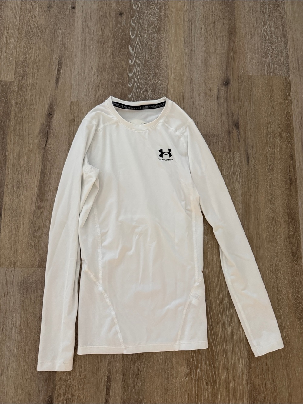 Under Armour White Long-Sleeve